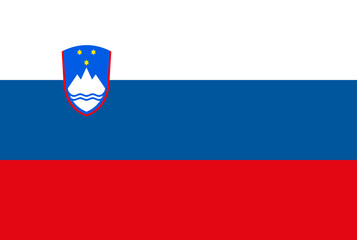 The national flag of slovenia