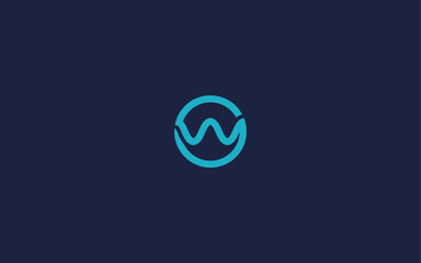 letter sw with circle logo icon design vector design template inspiration