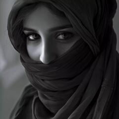 beautiuful lady in hijab