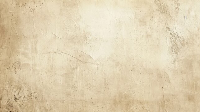 Retro plain cement cream wall texture background. AI generated image