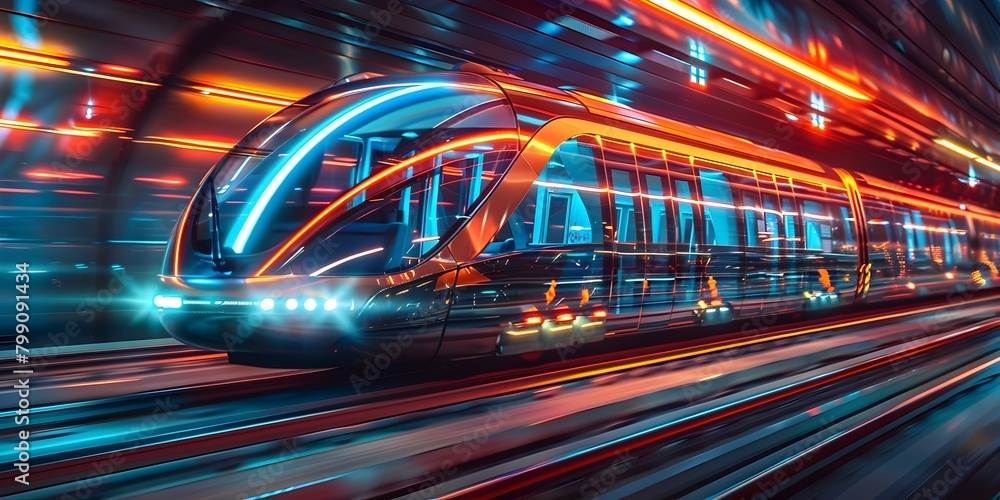 Poster dynamic transportation innovation shaping the future of efficient and sustainable commuting solution