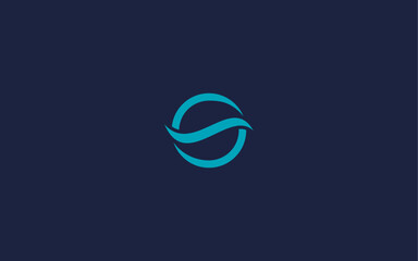 letter s with waves logo icon design vector design template inspiration