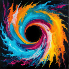 Grainy gradient abstract background, Retro soft texture
