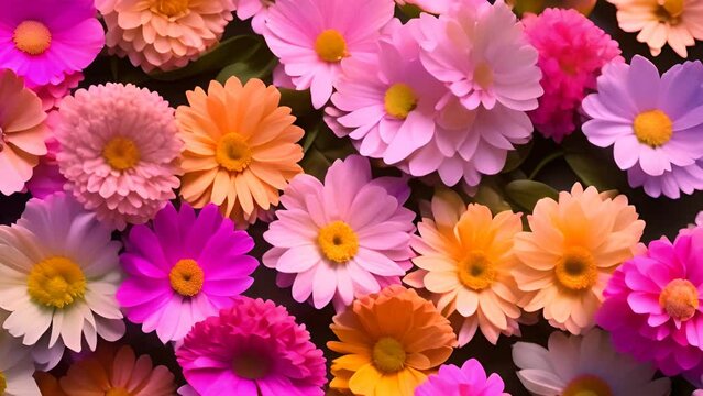 Bundle of Flowers Tied Together Generative AI