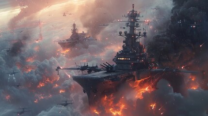 Battleships - obrazy, fototapety, plakaty