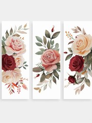 Floral Bouquet Compositions for Notebook Covers Generative AI