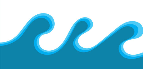 curved border header and footer. EPS 10.