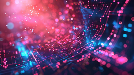 Naklejka premium Abstract technology background