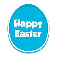 Happy Easter Messages Sticker Design lettering sticker typographic message chat badge