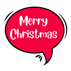 Merry Christmas Messages Sticker Design lettering sticker typographic message chat badge