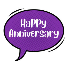 Happy Anniversary Messages Sticker Design lettering sticker typographic message chat badge