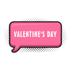 Valentine's Day Messages Sticker Design lettering sticker typographic message chat badge