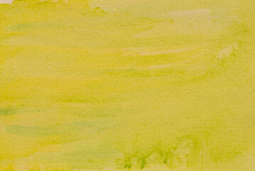 yellow  painted watercolor background texture - 799111834