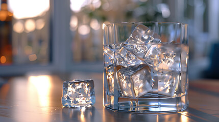
Ice cubes placed in a glass come in many shapes, such as round, square, and square. The most...