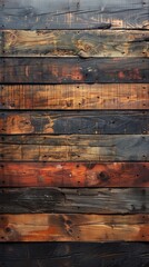 Close Up of Wooden Wall Planks