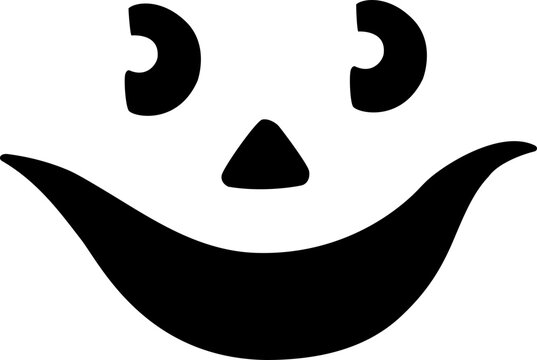 jack o lantern face silhouette icon.
Pumpkin face silhouette icon for Halloween isolated.
Jack o lantern smile silhouette vector symbol icon design.