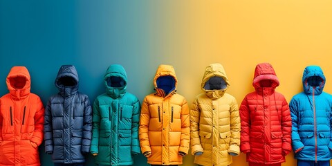 Colorful and Versatile Outerwear Collection Designed for Diverse Weather Conditions and Sustainable Living
