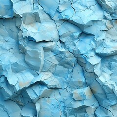 Fototapeta premium A blue cracked rock texture.