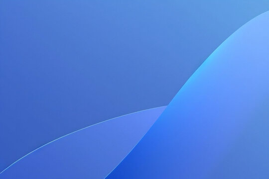 Sfondo blu astratto, forma liscia dal design curva blu di colore blu con linee sfocate