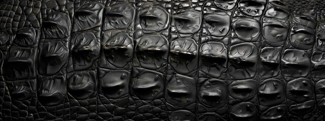 crocodile skin texture background. Leather business. Close-up of textured reptile skin