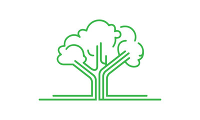 Line Tree Logo