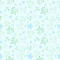 seamless floral pattern with flowers
