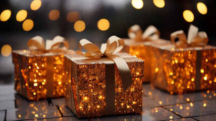 A mesmerizing winter wonderland, where the Christmas village glows with the enchantment of snow and lights. ️