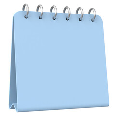 Empty calendar. 3D calendar. 3D illustration.