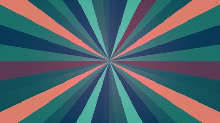 The background with lines leading to the center, symmetrical, 2d flat style, minimalistic, simple.