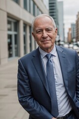  Mature businessman looking at camera with confidence