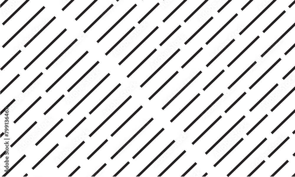 Poster dash line pattern. vector monochrome seamless texture with vertical parallel lines. abstract black a