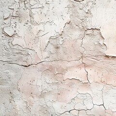 cracked wall with peeling paint.