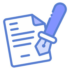 signing document icon