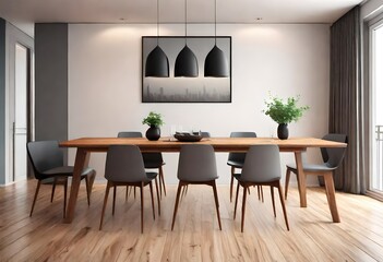 modern dining room