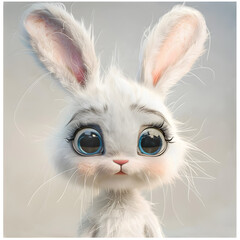 extremely cute sad bunny rabbit