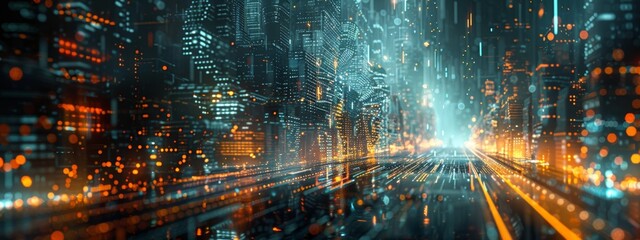 Digital blackout in a tech-heavy metropolis
