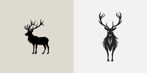 Minimal designs isolated on white background. AI generated.