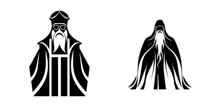 Minimal designs isolated on white background. AI generated.