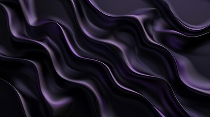 Fototapeta premium An abstract background with black and dark purple liquid flowing.