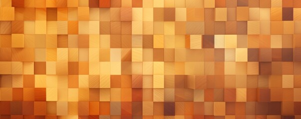 Brown abstract background with autumn colors textured design for Thanksgiving, Halloween, and fall. Geometric block pattern with copy space