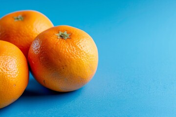 Bright Oranges on a Vibrant Background - Citrus, Healthy Eating, Natural Vitamins