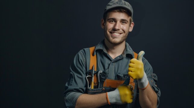 The Smiling Construction Worker