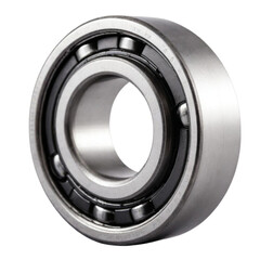 Stainless ball bearing with lithium grease for automotive and industrial machinery lubrication on Isolated transparent background png. generated with AI