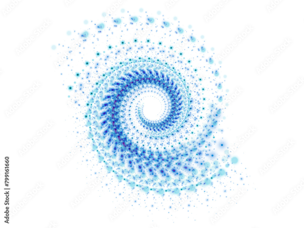 Poster oval logo gradient light effect, spiral perspective with rotation, fractal shape mystical portal, de