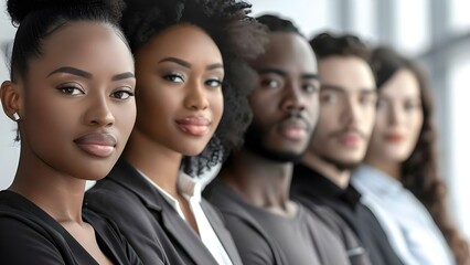 Global HR team managing recruitment staff and business relationships for a company. Concept Global Recruitment, HR Operations, Business Partnerships, Talent Acquisition, Staff Development - obrazy, fototapety, plakaty