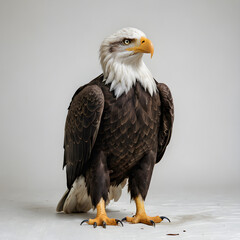 Obraz premium bald eagle on a branch