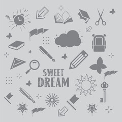 Tour and travel icon set. Travel and tour icons set. Tourism vector icon