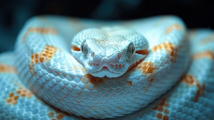 Fototapeta premium white snake