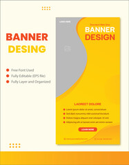 Social media banner design, creative thumbnail design, thumbnail, and web banner template