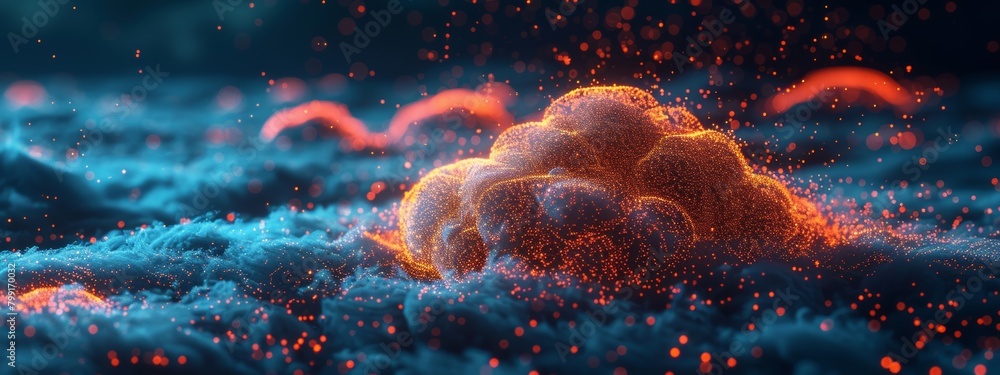 Poster ai-driven cloud computing floating digital islands in connected sky network data exchange processing